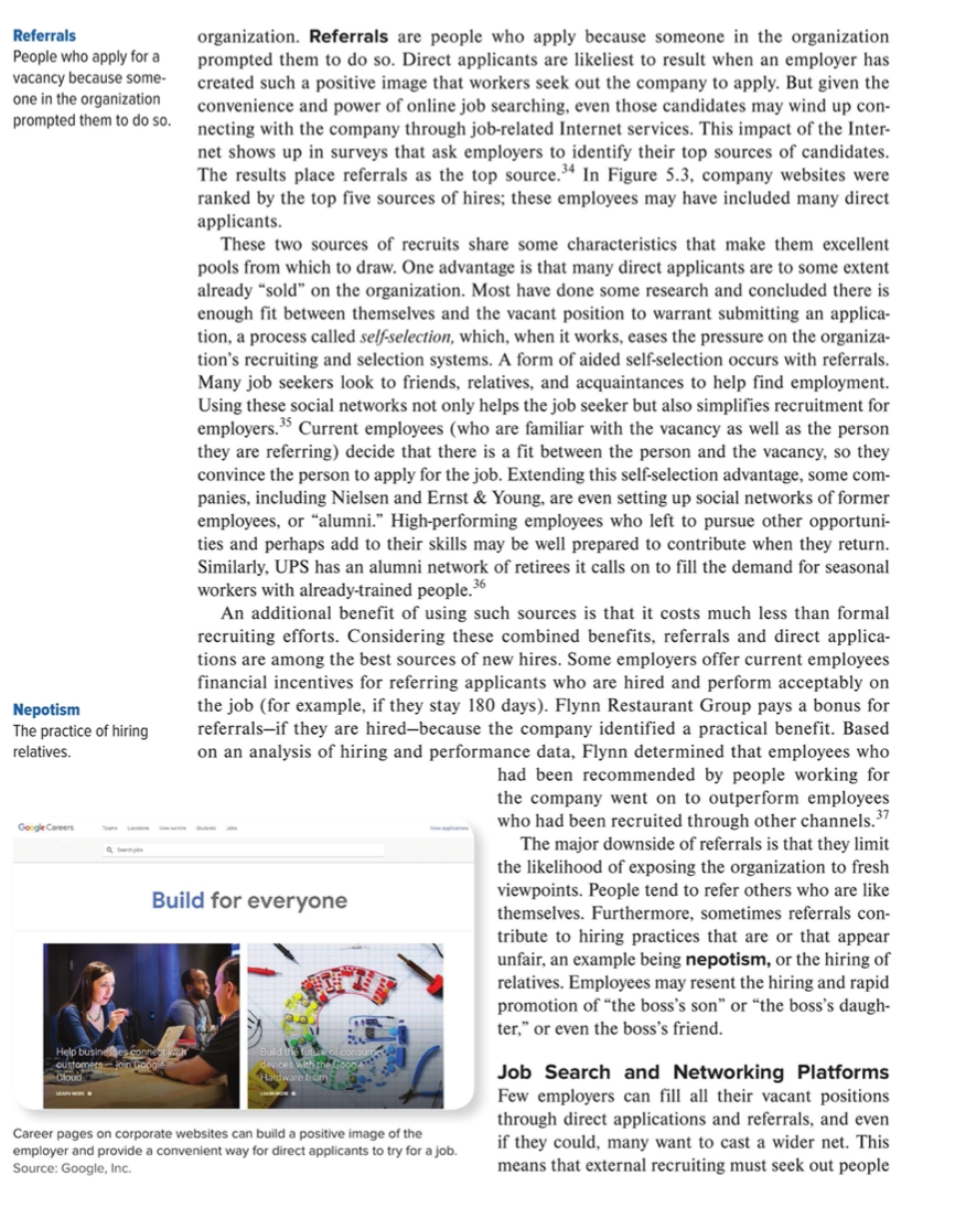 Assume that you decided to use external sources