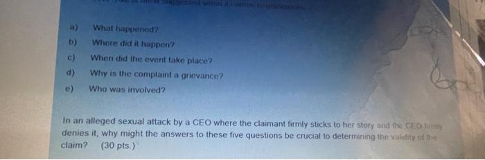 the 5 Ws rule is often suggested when it comes to