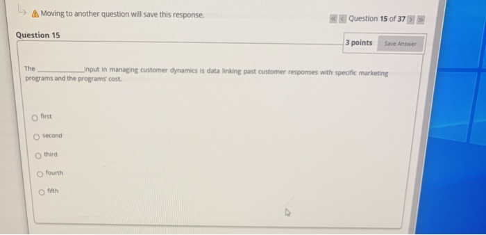 A Moving to another question will save this