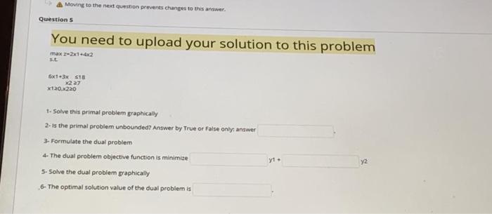 Moving to the next question prevents changes to