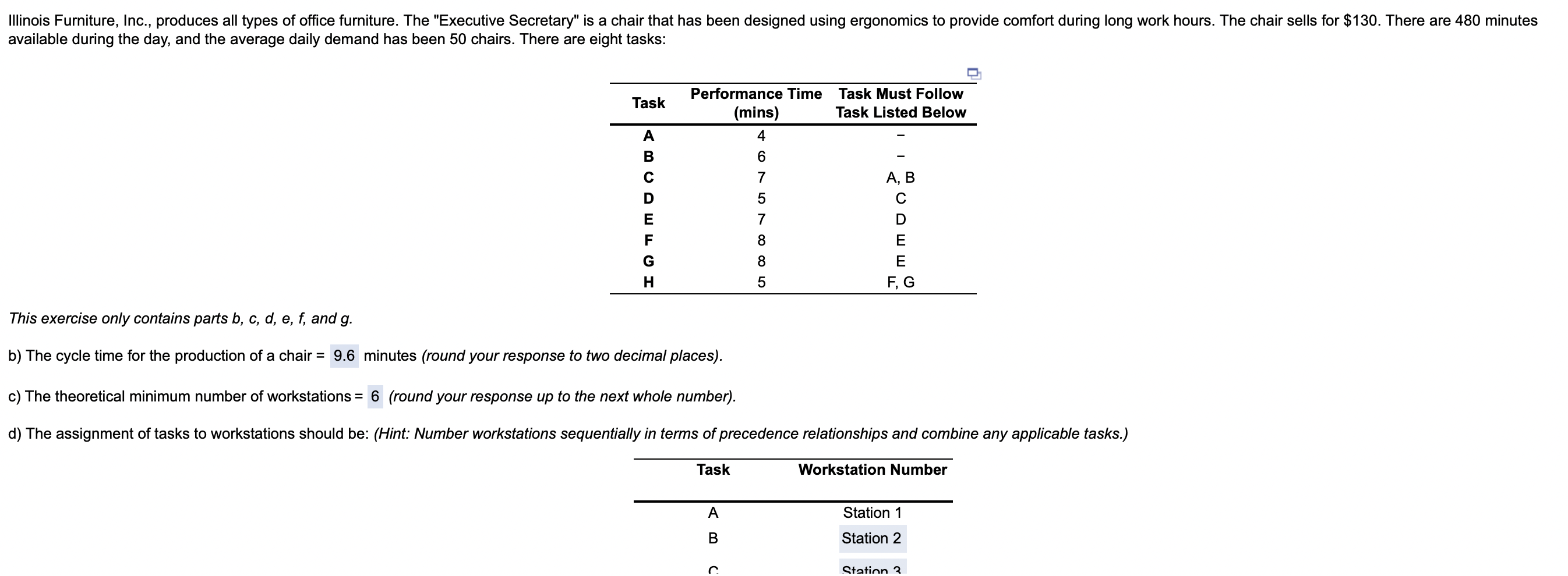 also need part G Part G) What is the efficiency