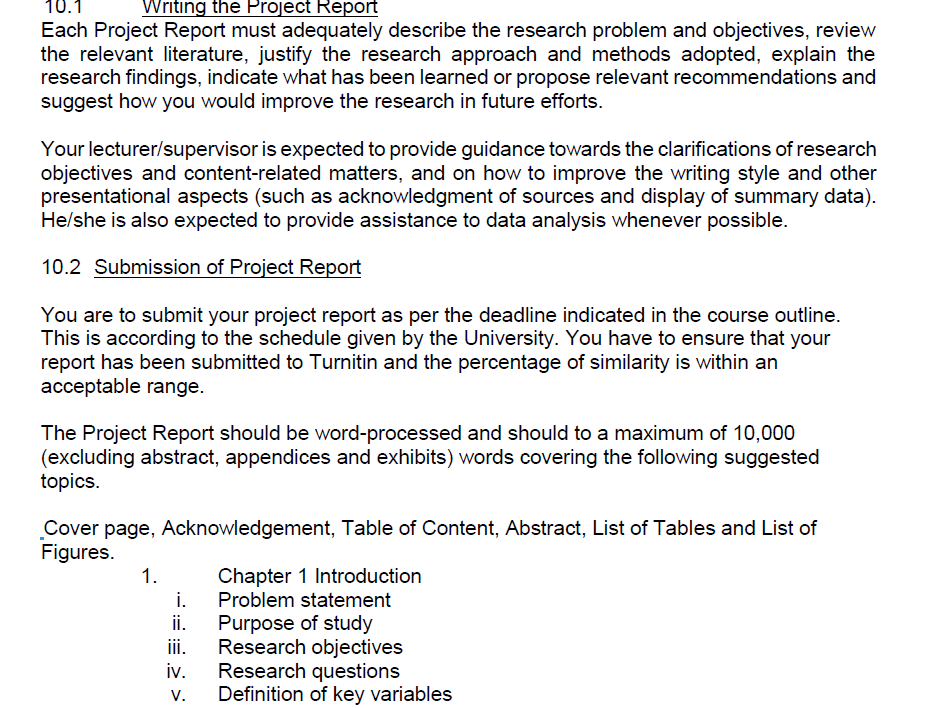 The student's presentation will be assessed by at