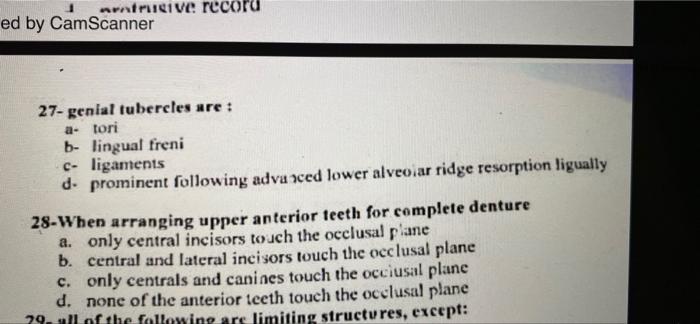 1. complete denture centric jan relation is made