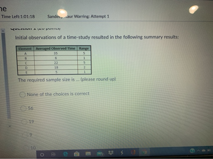 he Time Left:1:01:18 Sandeer.xaur Warring: