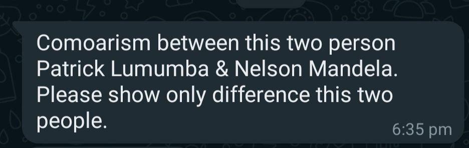 oooo Comoarism between this two person Patrick