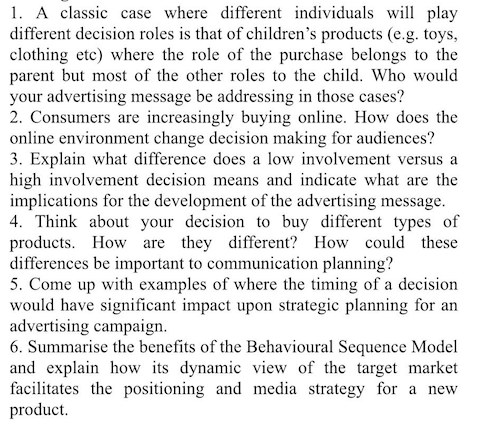 1. A classic case where different individuals