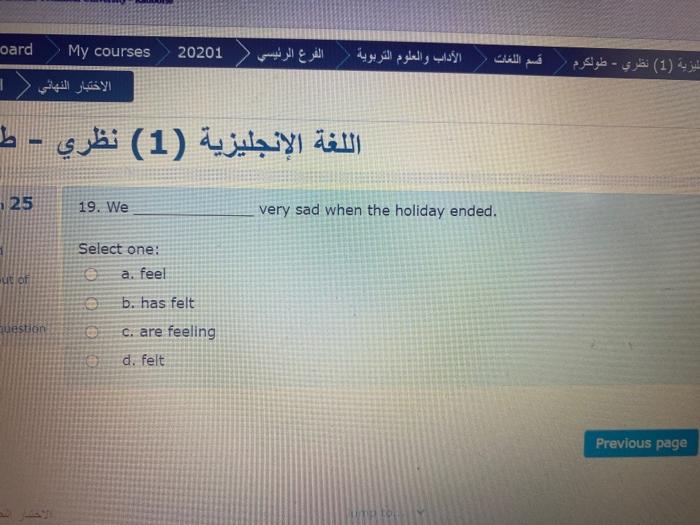 oard My courses 20201 (1) - | (1) - 1 25 19. We