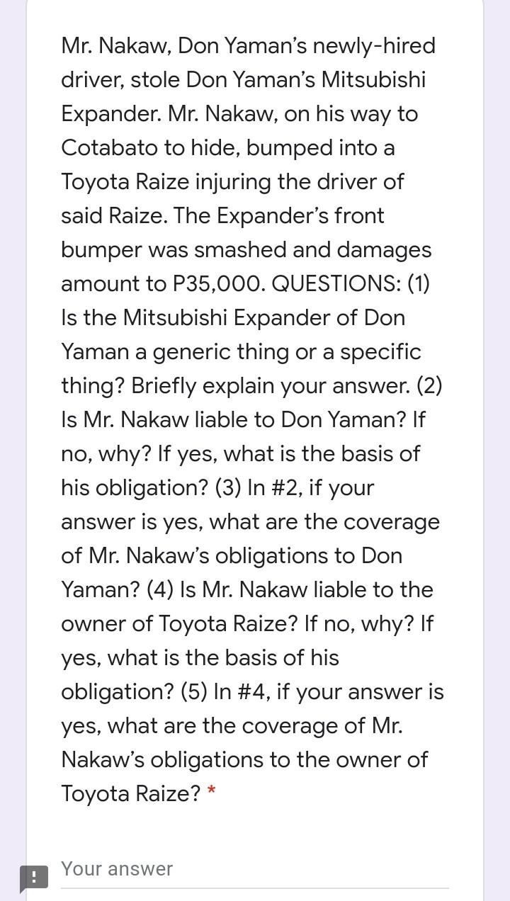 Hello, hope you can give me an answer for this