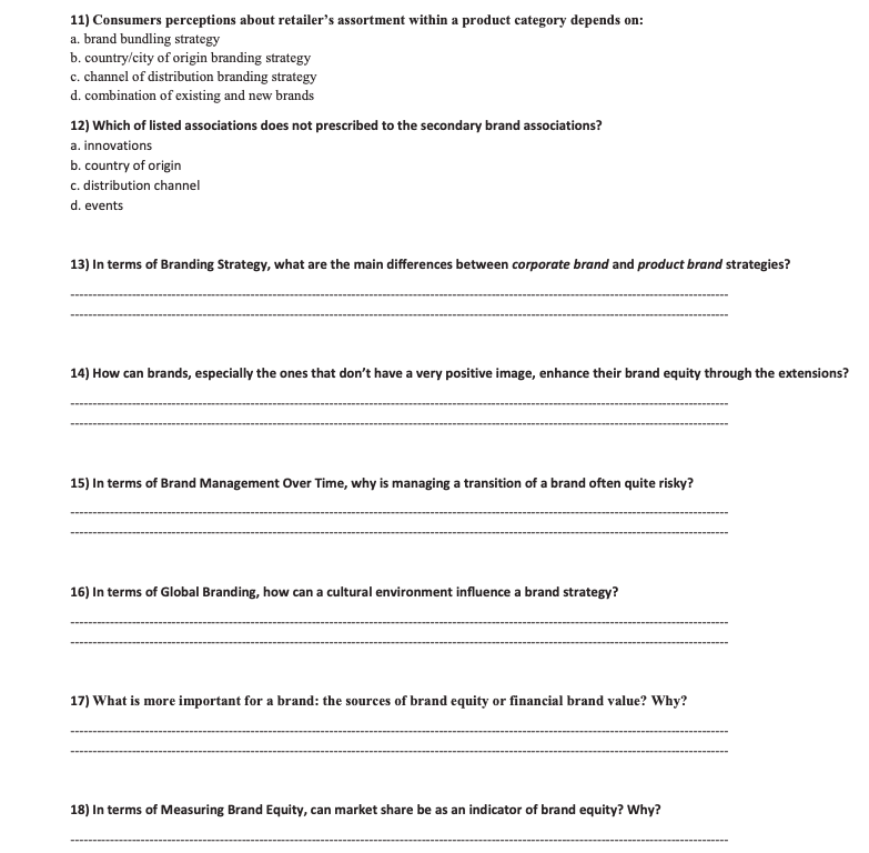 1) The basic attributes or functions of a product