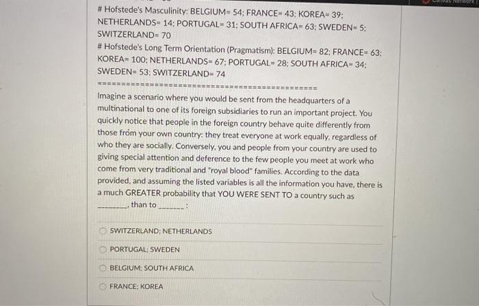 Use the following data to answer the next