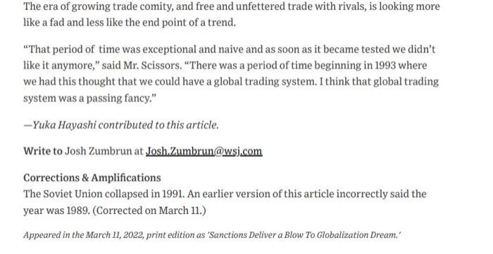 Please review the article below and post a one