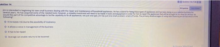 gestion 14 3 um interested in beginning his own