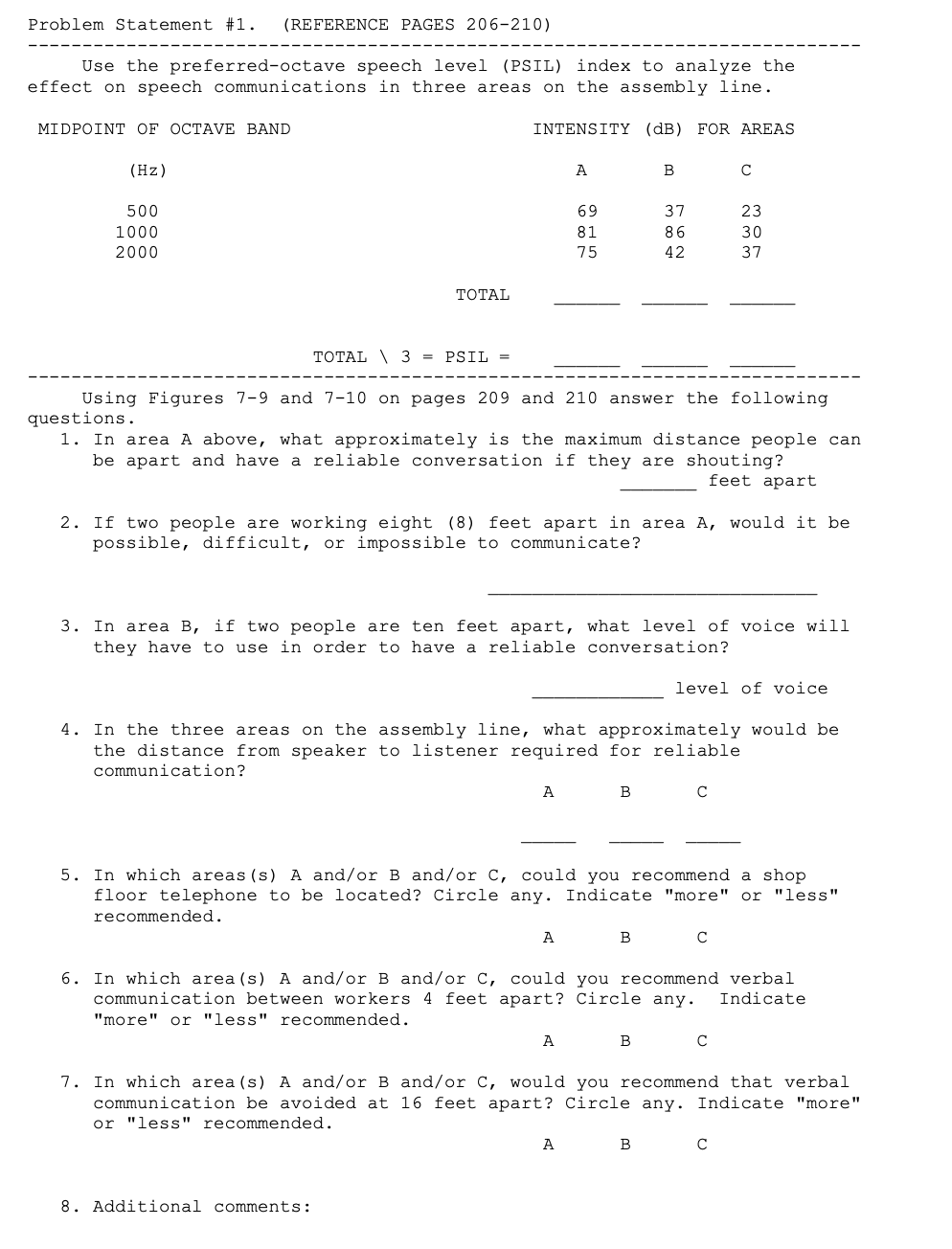 Problem Statement #1. (REFERENCE PAGES 206-210) -