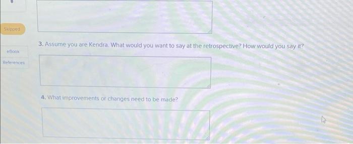 please answer a Kendra Hua worked for six years
