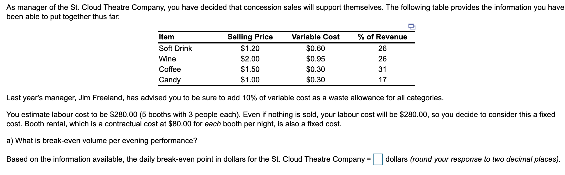 B) How much mixed fruit juice would you expect to