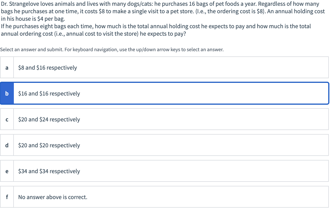 Dr. Strangelove loves animals and lives with many