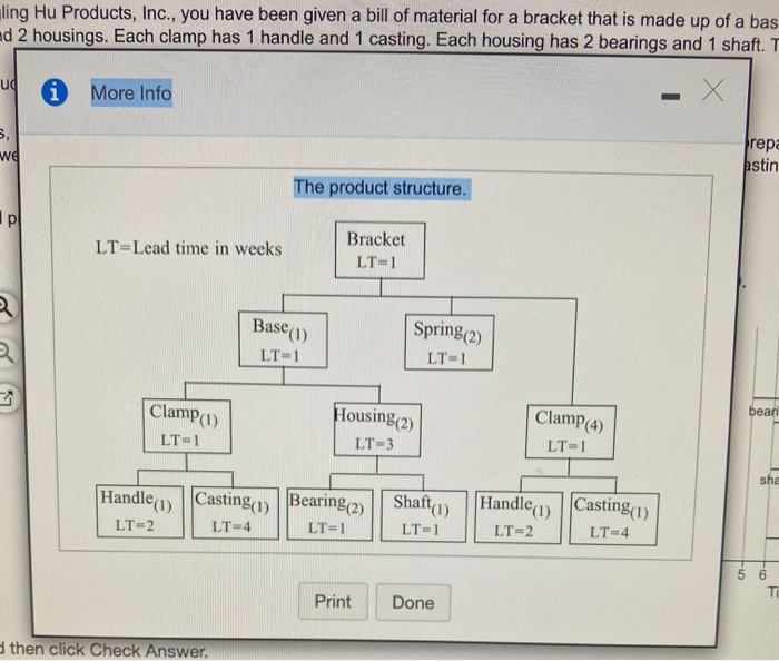 Time in weeks b) In what we do you need to start