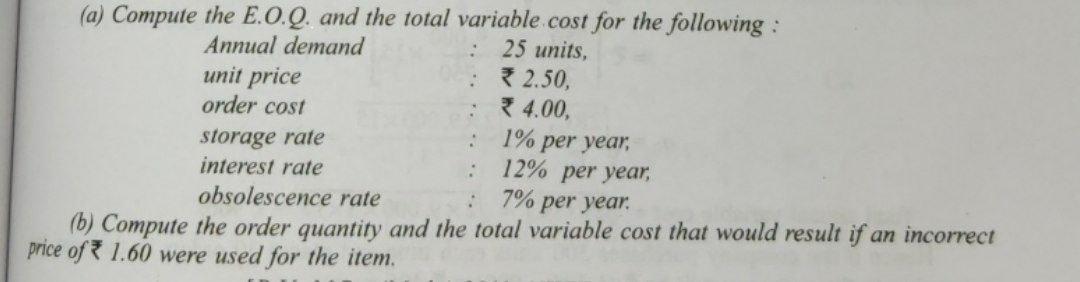 I need the answer as soon as possible (a) Compute
