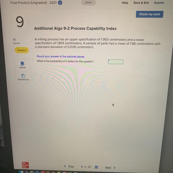 Final Practice (Ungraded) - 2021 Saved Help Save
