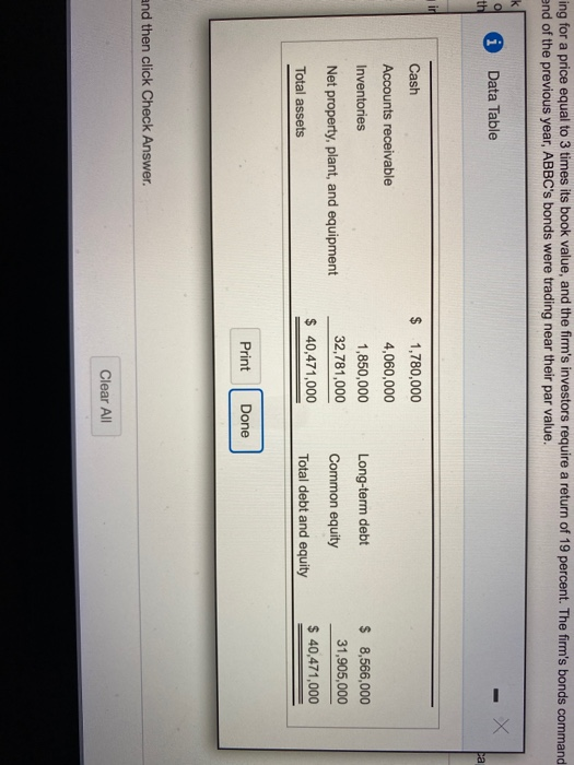 complete the table and then answer the