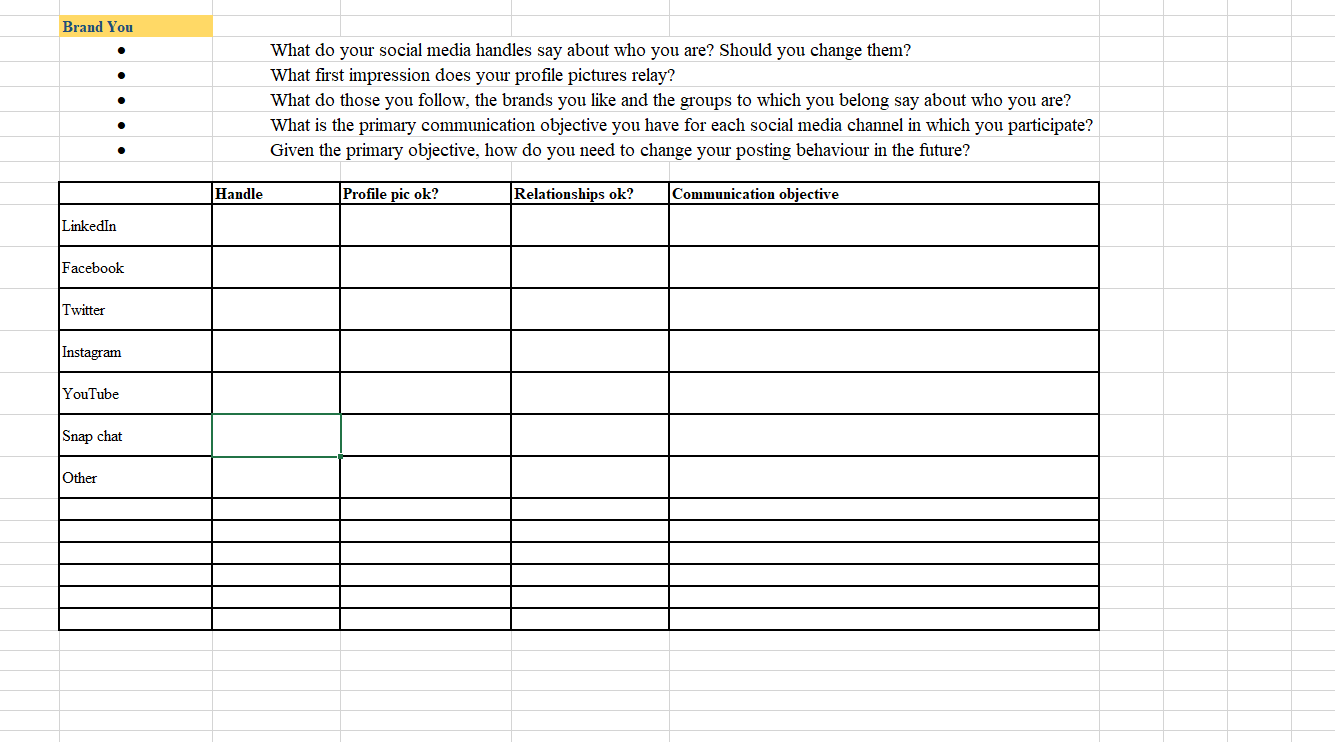 Click on the attached file and complete the excel