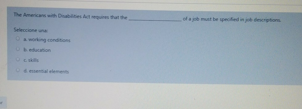 When we talk about quantitative methods of job