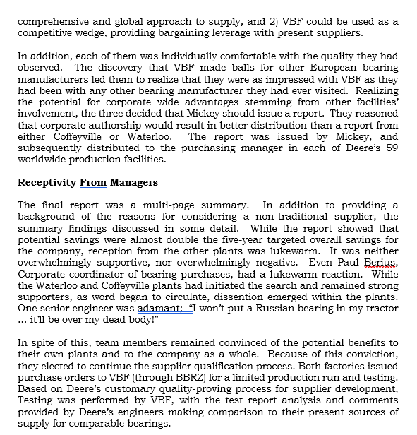 QUESTION: Recommended Solution and Justification