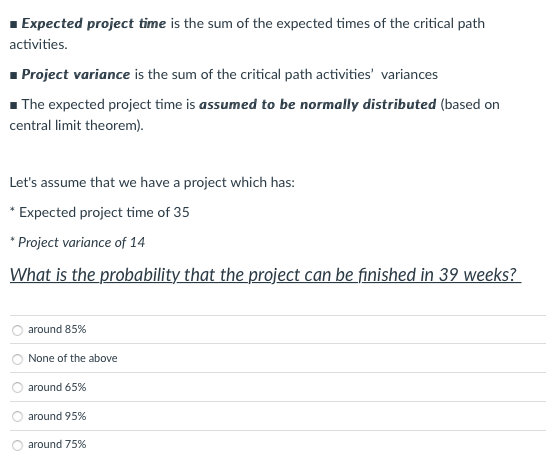 Predecessor NAME A B D DURATION 3 4 2 6 5 4 7 3