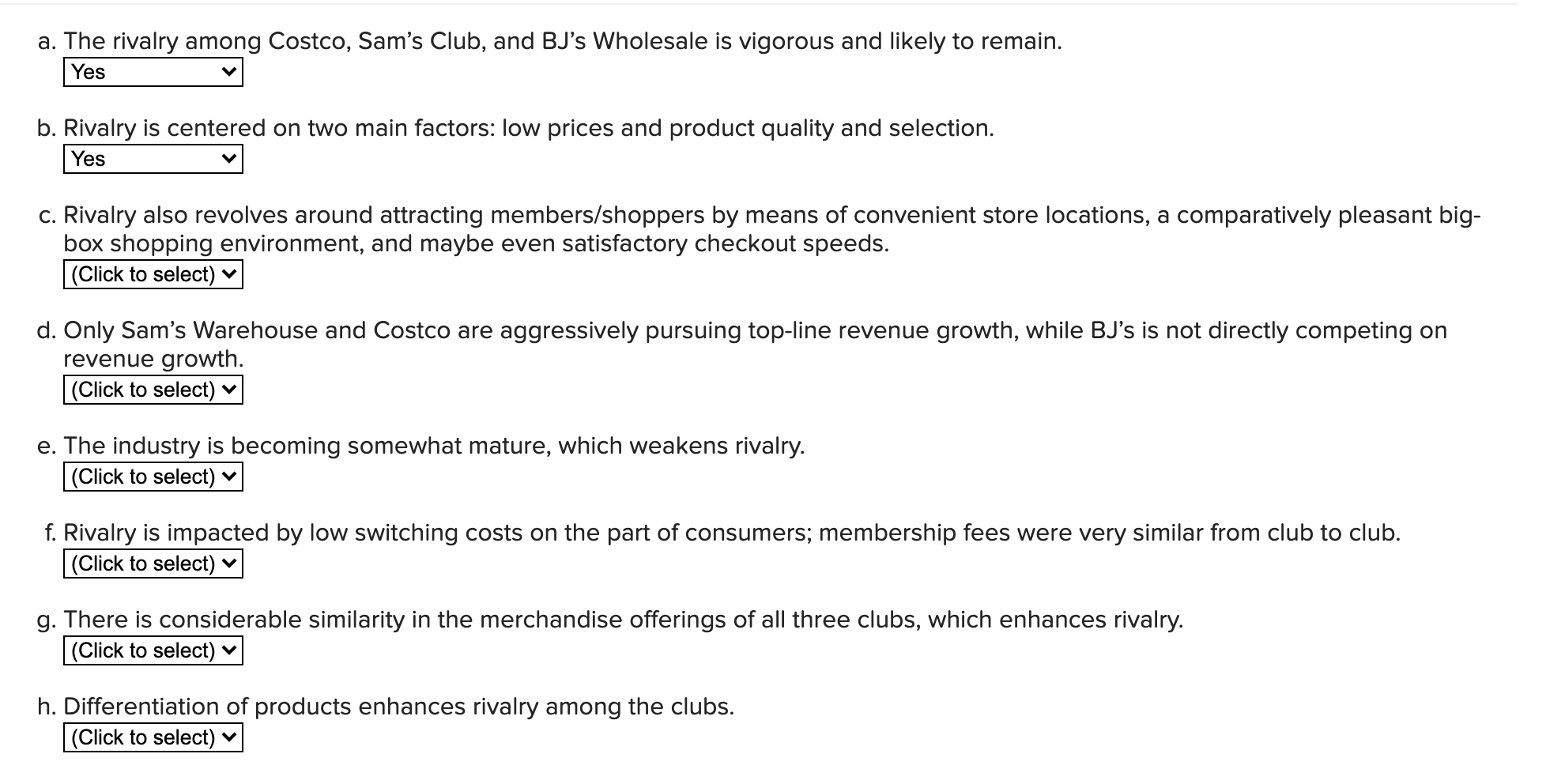 5. What is competition like in the North