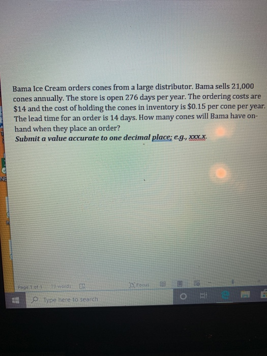 Bama Ice Cream orders cones from a large