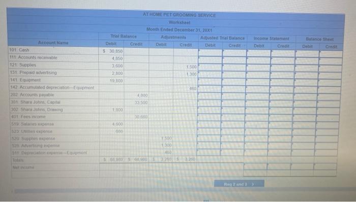 Problem 6.4A (Algo) Worksheet, journalizing and