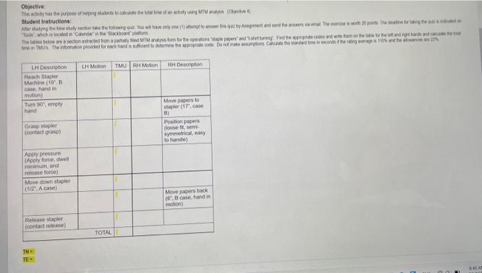 help please Objective: Student instructions: