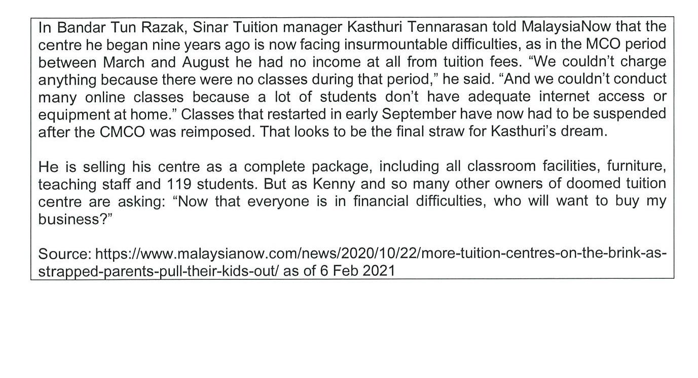 Read Article 3 that is attached at the Appendix