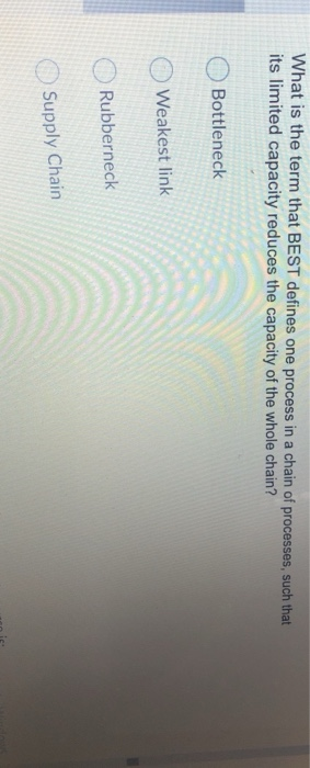 What is the term that BEST defines one process in