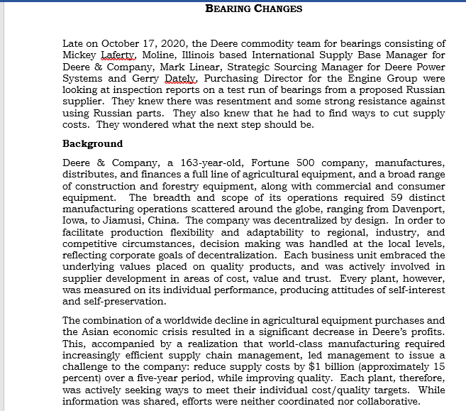 QUESTION : Identification of Main Issues and