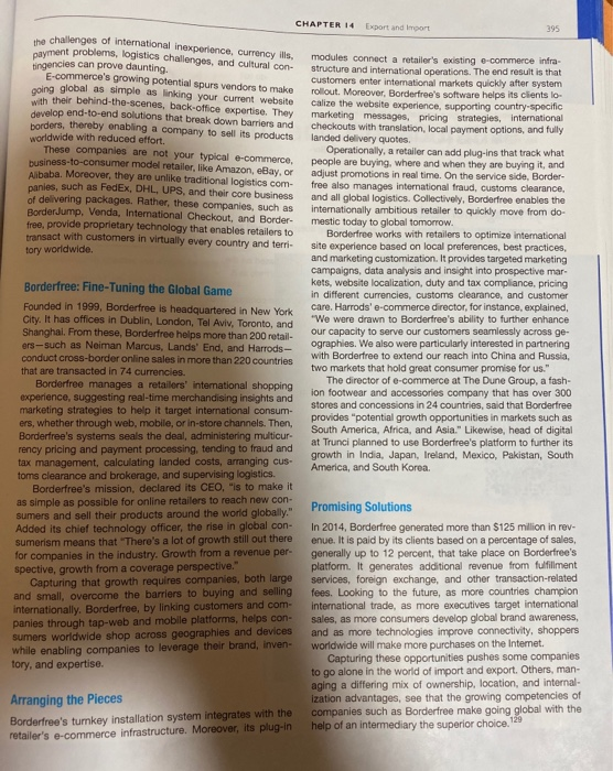 CASE 128 The Borderfree Option: Going Global -
