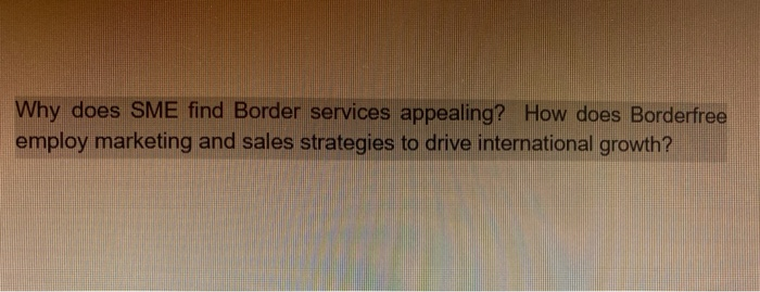 CASE 128 The Borderfree Option: Going Global -