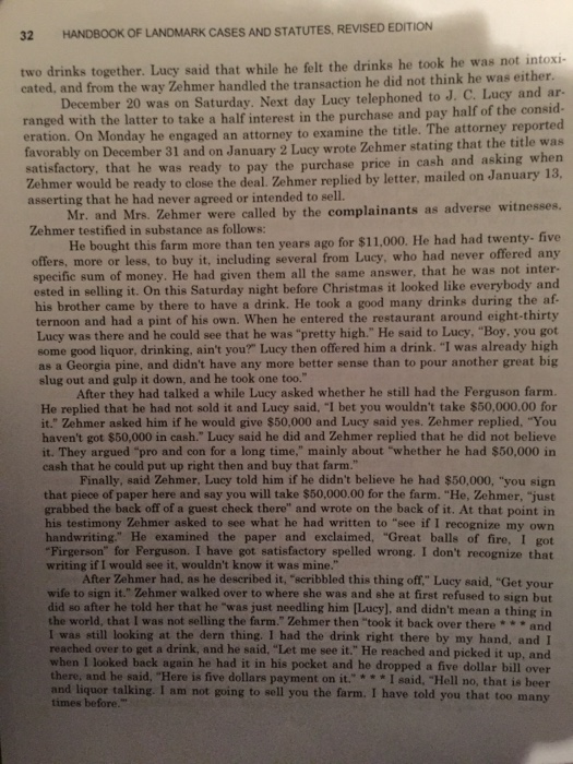 - Why did the judge decide that intoxication was