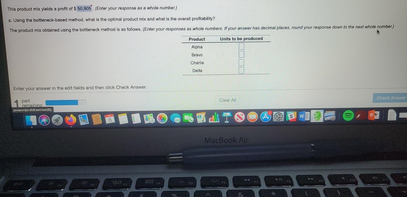 Cooper River Glass Works (CRGW) produces four