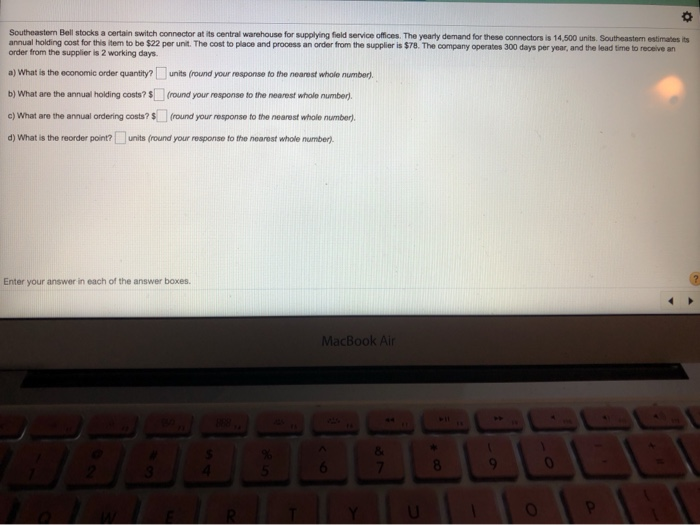 Southeastern Bell stocks a certain switch