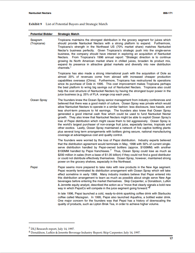 What will be the exit strategy for Nantucket