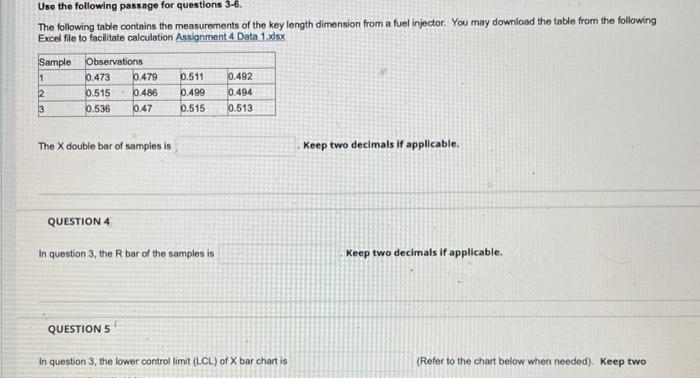 (Refer to the chart below when needed). Keep two