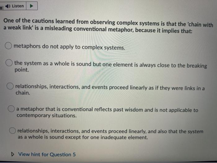 Management and leadership Listen One of the