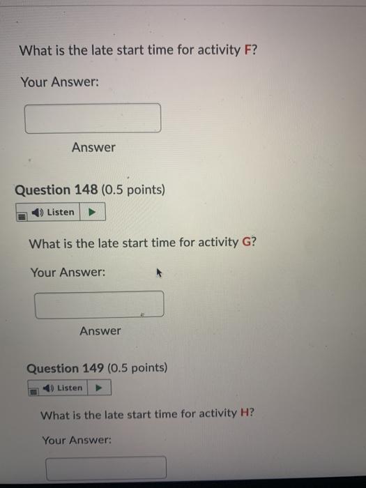 Use the information in the table below to answer