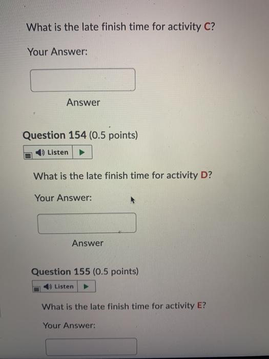 Use the information in the table below to answer