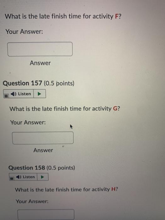 Use the information in the table below to answer