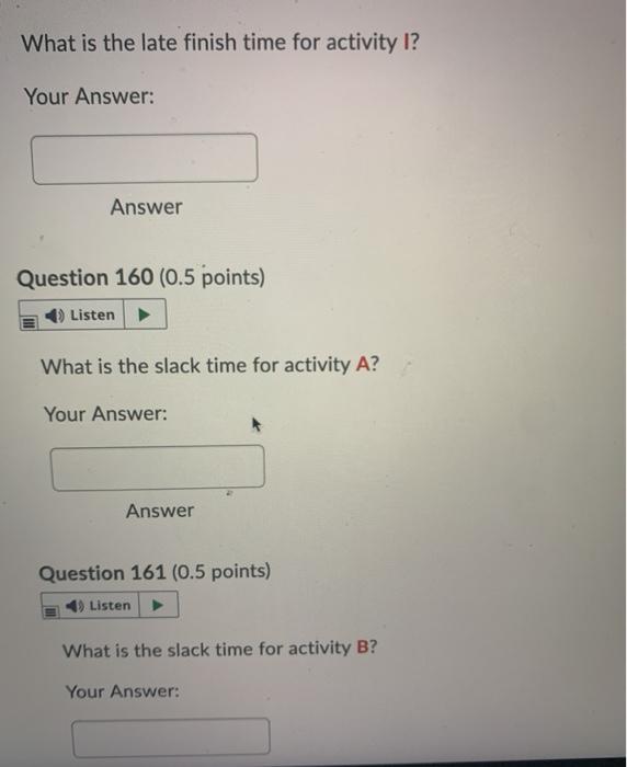 Use the information in the table below to answer