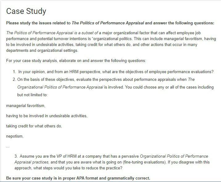 need 1000 words on it... Case Study Please study