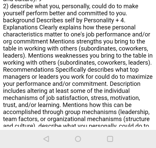 answer the following : Background - Describe