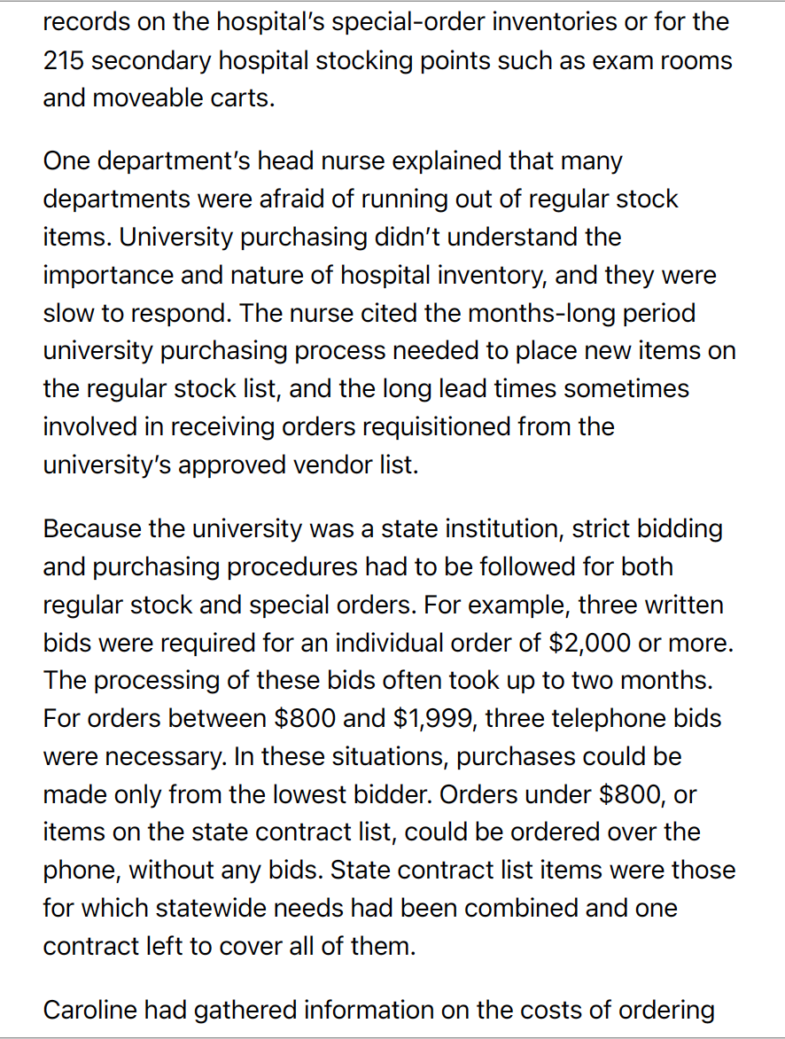 Case Study 3 - Inventory Management Hardy